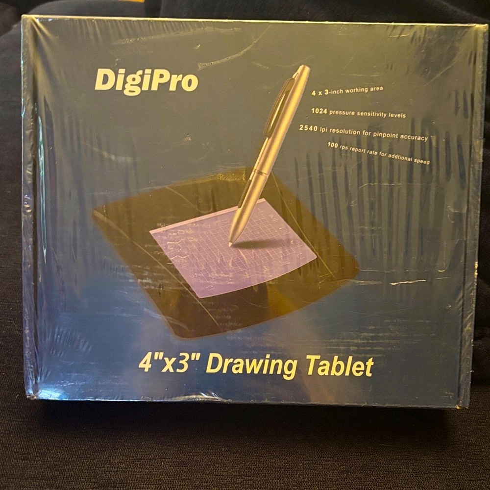 DigiPro | 4”x3” Drawing Tablet NIB | USB Port DVD-ROM Drive Free Tablet Software